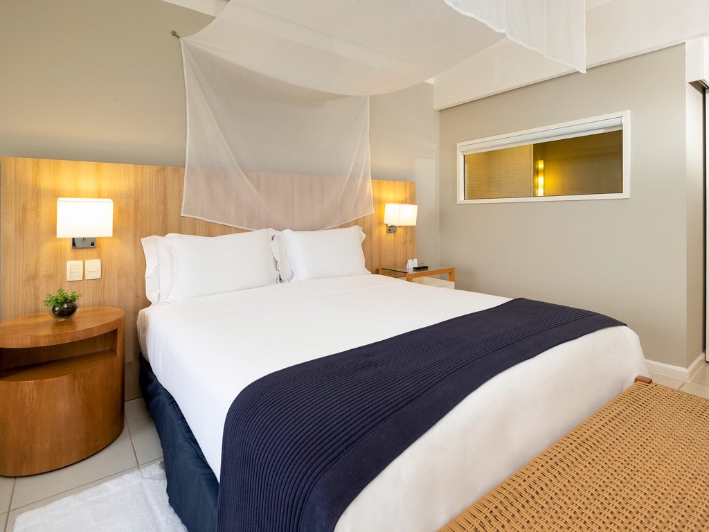 Quarto Deluxe 01 cama de casal, Varanda, Frente Mar, Ala Central, WIFI cortesia. — foto 4